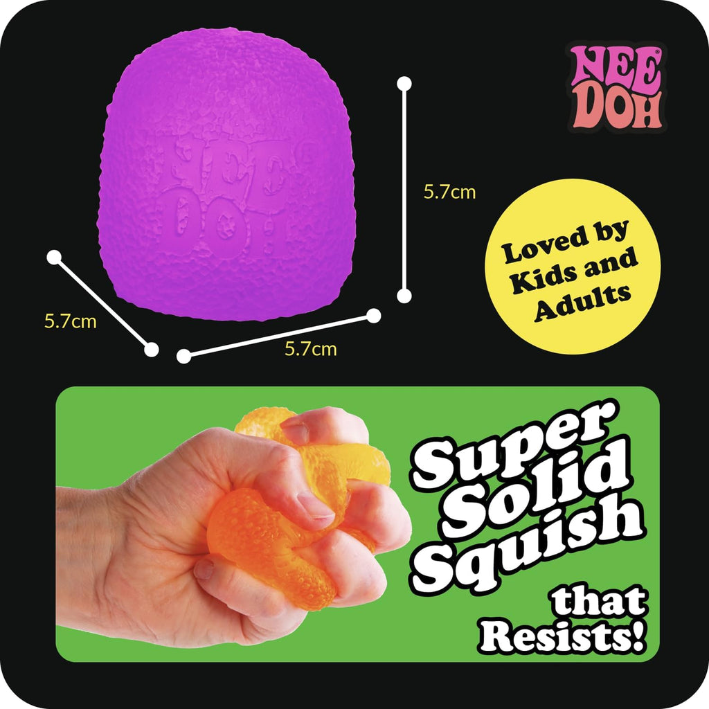 NeeDoh Gumdrop - Textured Sensory Toy with Super Solid Squish